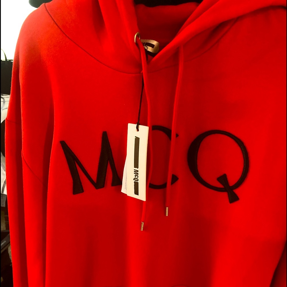 Alexander McQueen hooded sweatshirt NWT